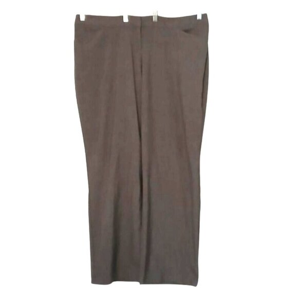 Worthington Womens Wide Leg Pant Size 18W Trouser Slacks Dark Academia Career - Picture 1 of 4